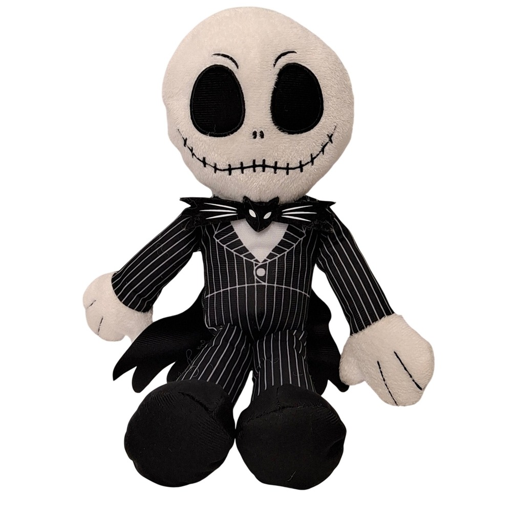 Disney Jim Burtons Nightmare Before Christmas Jack Skellington Plush Toy 12" - Picture 2 of 5